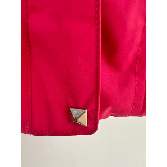 Spider HOT PINK coat jacket winter wear Sz 7Y great condition sleeves grow studs - Picture 5 of 12